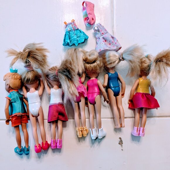 Lot 14 Barbie Mattel Chelsea Kelly Dolls Dreamtopia Boy Sprite + Babies Clothes - Picture 9 of 9